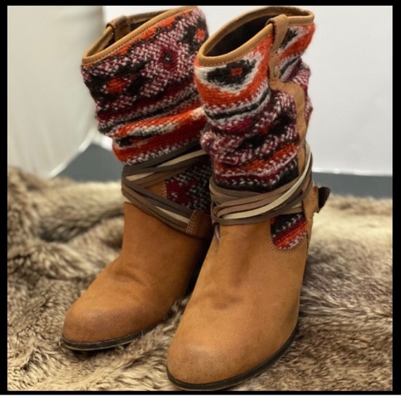 Steve Madden Toltecs Cognac Mid Calf boots - Picture 3 of 5